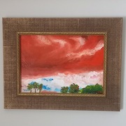 Obrazek ręcznie wykonany farby akrylowe