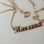 Sprzedam Celebrytkę  "Marzena" (tylko napis)