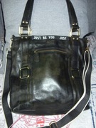 Skórzana czarna shopperka Monroe  A4