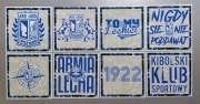 Vlepki 8x8, Lech Poznań, Tifo.
