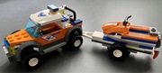 LEGO  CITY straż przybrzeżna jeep i skuter 7737 