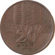 Polska 20 złotych z 1973 roku BLOK I KŁOSY - OBEJRZYJ MOJĄ OFERTĘ