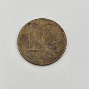 PRL 10 zł 1988, mosiądz aluminiowy, stan obiegowy, moneta obiegowa PRL”