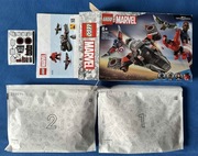 LEGO 76292 Marvel Kapitan Ameryka kontra Czerwony Hulk Bitwa (bez figurek)