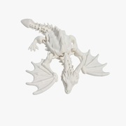 Ruchomy Smok Szkielet – Figurka Flexi 3D