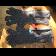 Rękawice masarskie metalowe rzeźnika para, 2 sztuki 