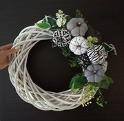 Wianek wiklinowy jesienny Handmade 