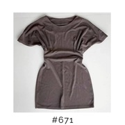 Tunika sweterek sweterkowa nietoperz brązowa rozmiar uniwersalny 