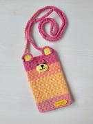 Torebka na telefon miś Saszetka Etui Uchwyt na telefon Torebka dziecięca