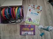 DŁUGOPIS DRUKARKA 3D DLA DZIECI + 33 WKŁADY FILAMENT ZESTAW DLA DZIECI