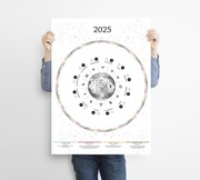 Kalendarz księżycowy ogrodnika 2025 format A1