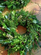 Wianek stroik świąteczny Wielkanocny mix 40cm 