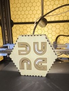 Heksagonalna LED-owa lampka ozdobna DUNE