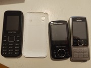 3 stare telefony nokia 6300 Sony Ericsson Spiro w100i walkman i manta