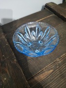 Niebieska miska owocarka art deco 