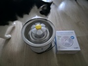 Catit Flower Fountain Steel Top poidło dla kota, miska ze stali nierdzewnej