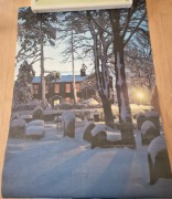 Plakat Winter Evening Brontë Parsonage Haworth
