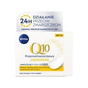 Krem przeciwstarzeniowy do twarzy Nivea Q10 UJĘDRNIENIE 15 SPF dzień 50 ml