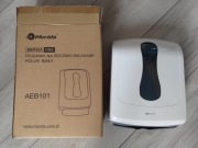 MERIDA AEB101 Slim One - Biały pojemnik na ręczniki składane 