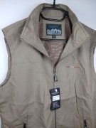 Bezrękawnik męski M khaki kamizelka sportowa lekka outdoor