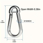 karabińczyk szekla aluminium mocna klamra