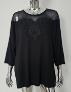 Overchic Elite WAWA zdobiona bluzka plus size xxxl 48 50 