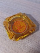 Popielniczka kolekcjonerska ze szkła bursztynowego Best Western