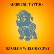Szablon do tatuaży Airbrush, facepainting, wielorazowy Psi Patrol