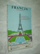 FRANCJA - CZĘŚĆ POŁUDNIOWA - MAPA SAMOCHODOWA - 1: 750 000 -  1990