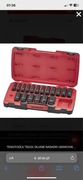 TENGTOOLS T9222 DŁUGIE NASADKI UDAROWE 1/2"  