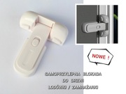 Blokada do drzwi lodówki / zamrażarki zabezpieczenie samoprzylepna blokada 