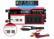 Przetwornica Samochodowa Inwerter 12V 230V 4000W 4xUSB LED Kemping Prąd