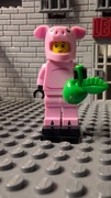 Minifigurka LEGO COL12-14 Piggy Guy, Prosiak, Seria 12