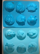 orma silikonowa ZNAKI ZODIAKU do wosku sojowego świec mydeł gipsu DIY