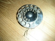 Tarcza telefoniczna obrotow niklowana w puszce