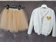 Komplet dziewczęcy 3 częściowy 98