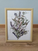 Obrazek z suszonych kwiatów 