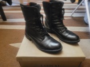 Damskie Skórzane Botki Lasocki - Rozmiar 38, Trzewiki, Zadbane, Skóra