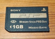Karta pamięci Sony PSP Memory Stick PRO Duo Magic Gate 1GB, stan bdb
