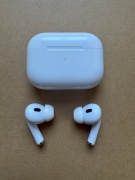 Apple AirPods Pro 2 (Lightning), Lewa - OK, Case - OK, Prawa - defekt