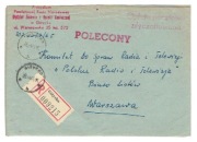 Giżycko - Koperty polecone 1964-75