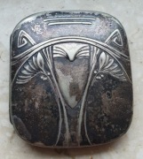 Papierośnica secesyjna alpacca secesja