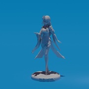 Figurka Raiden Shogun z Genshin Impact