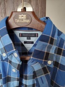 Markowa koszula męska Tommy Hilfiger granatowa kratka rozmiar M nowa