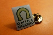 Gmina Gnezno logo pins przypinka 