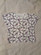 Biała bluzka crop top Hello Kitty H&M