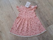 Sukienka bawełniana w motylki - rozm 92