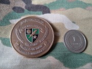 Challenge coin 1st Ranger Battalion on missions