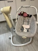 Elektryczny leżaczek huśtawka dla niemowlaka do 12 kg Joie Serina 2in1 bdb