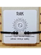 Męska Bransoletka Zodiakalna Rak